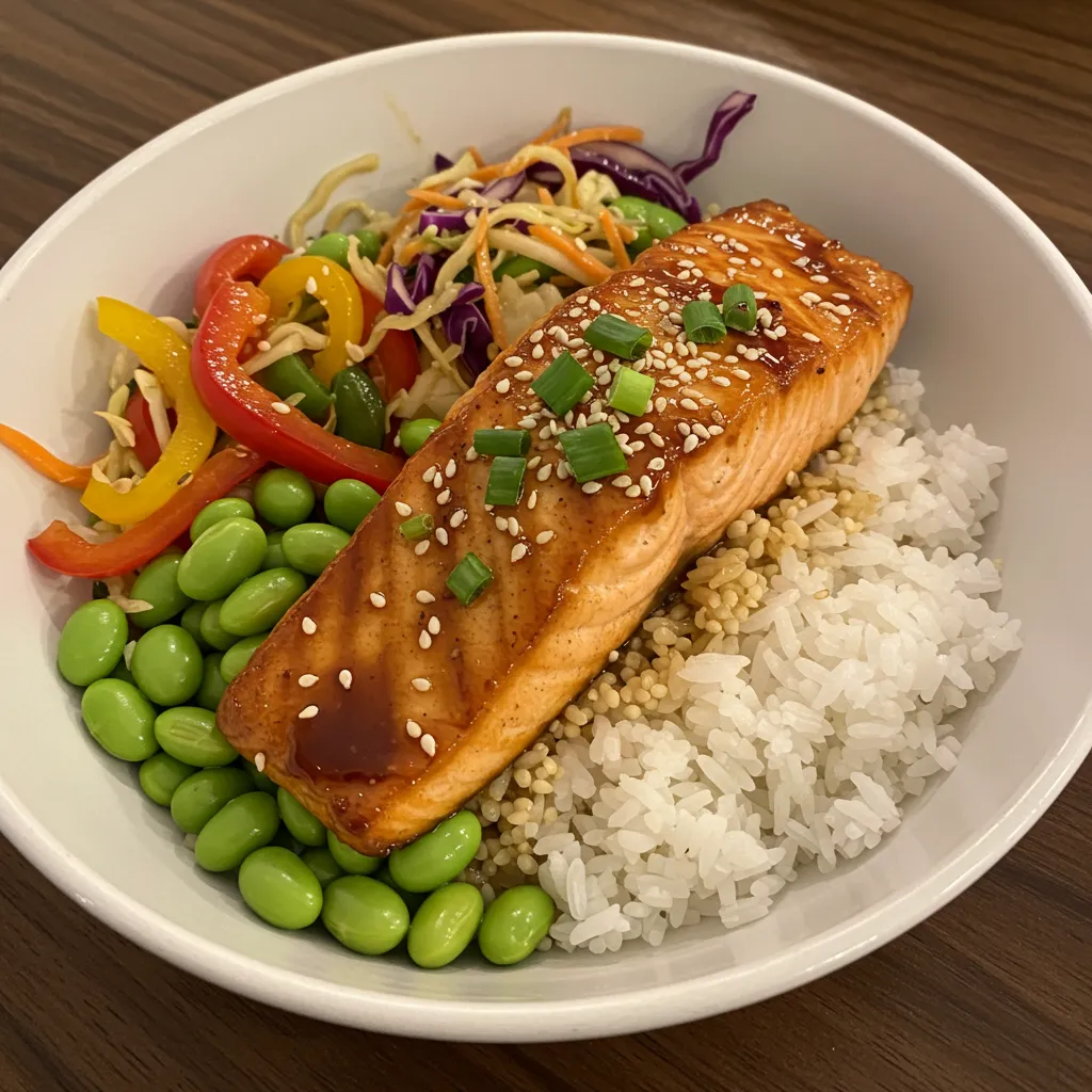 Teriyaki Salmon Bowl - tertiary view